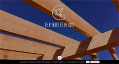 Desktop Screenshot of depierresetdebois.com